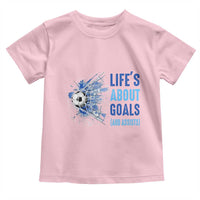 Soccer Lover Toddler T Shirt Life's About Goals And Assists Coach - Wonder Print Shop