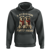 Labrador Retriever Dog Hoodie Black Labrador Party Squad Love - Wonder Print Shop