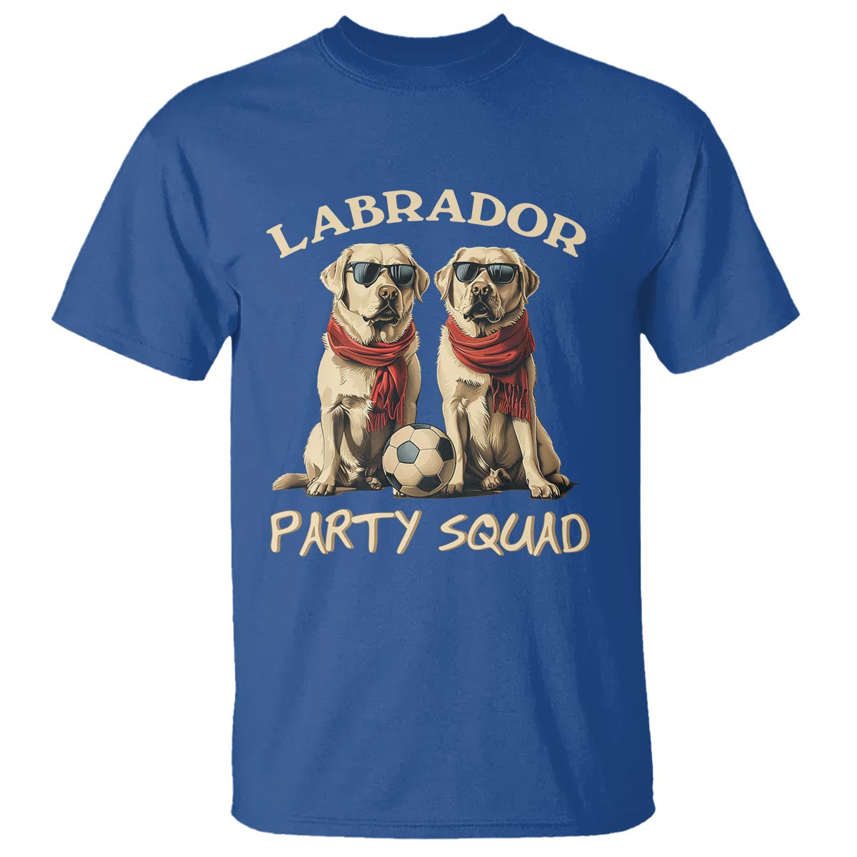 Labrador Retriever Dog T Shirt Black Labrador Party Squad Love - Wonder Print Shop