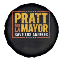 Pratt For Mayor Save Los Angeles Spare Tire Cover Spencer Supporter