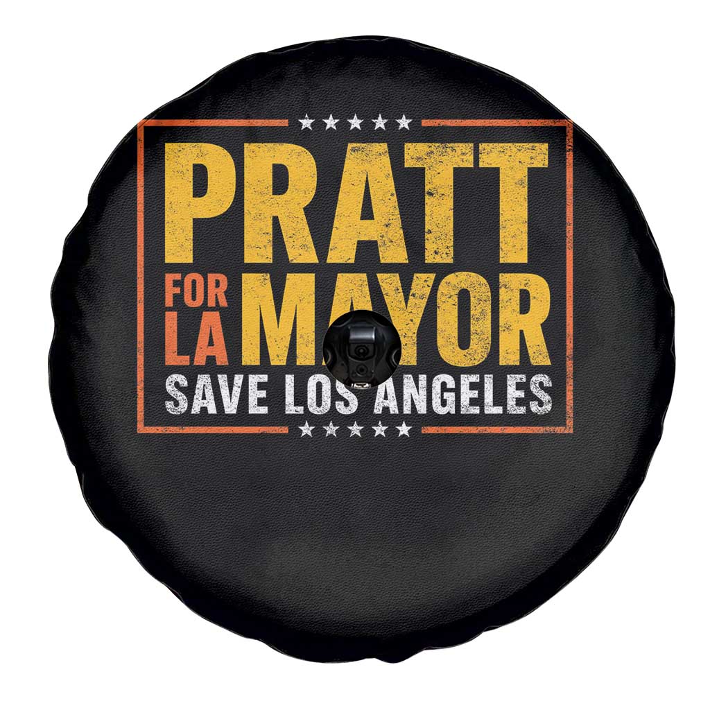 Pratt For Mayor Save Los Angeles Spare Tire Cover Spencer Supporter