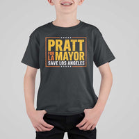 Pratt For Mayor Save Los Angeles T Shirt For Kid Spencer Supporter