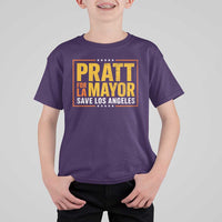 Pratt For Mayor Save Los Angeles T Shirt For Kid Spencer Supporter