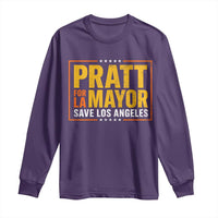 Pratt For Mayor Save Los Angeles Long Sleeve Shirt Spencer Supporter