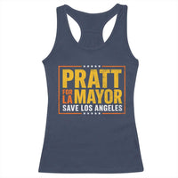 Pratt For Mayor Save Los Angeles Racerback Tank Top Spencer Supporter