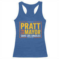 Pratt For Mayor Save Los Angeles Racerback Tank Top Spencer Supporter