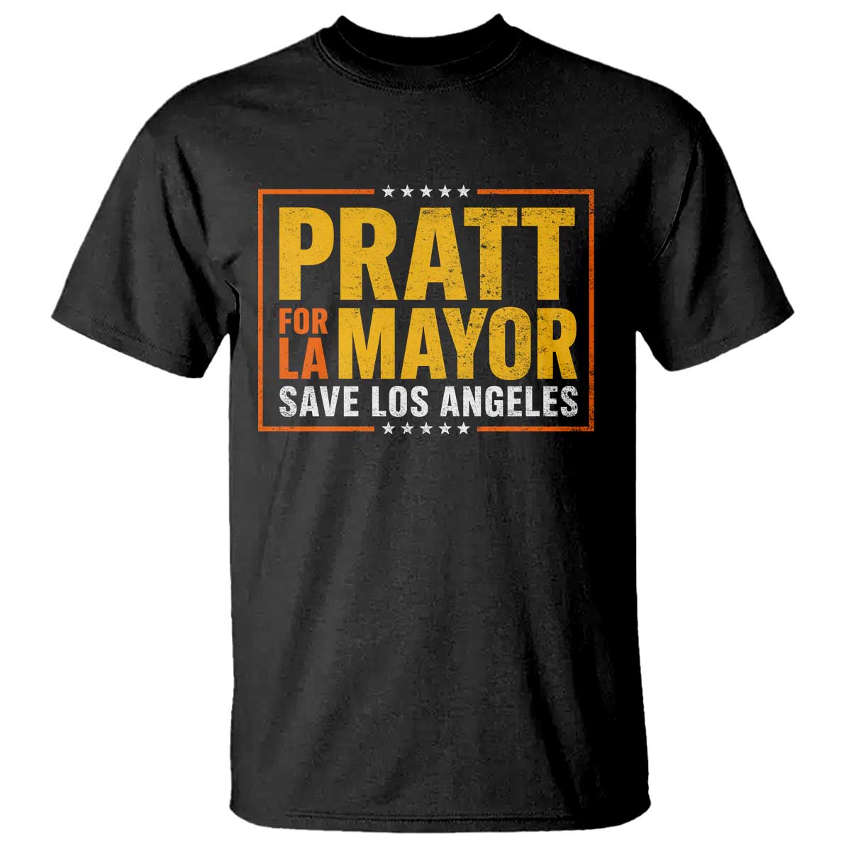 Pratt For Mayor Save Los Angeles T Shirt Spencer Supporter