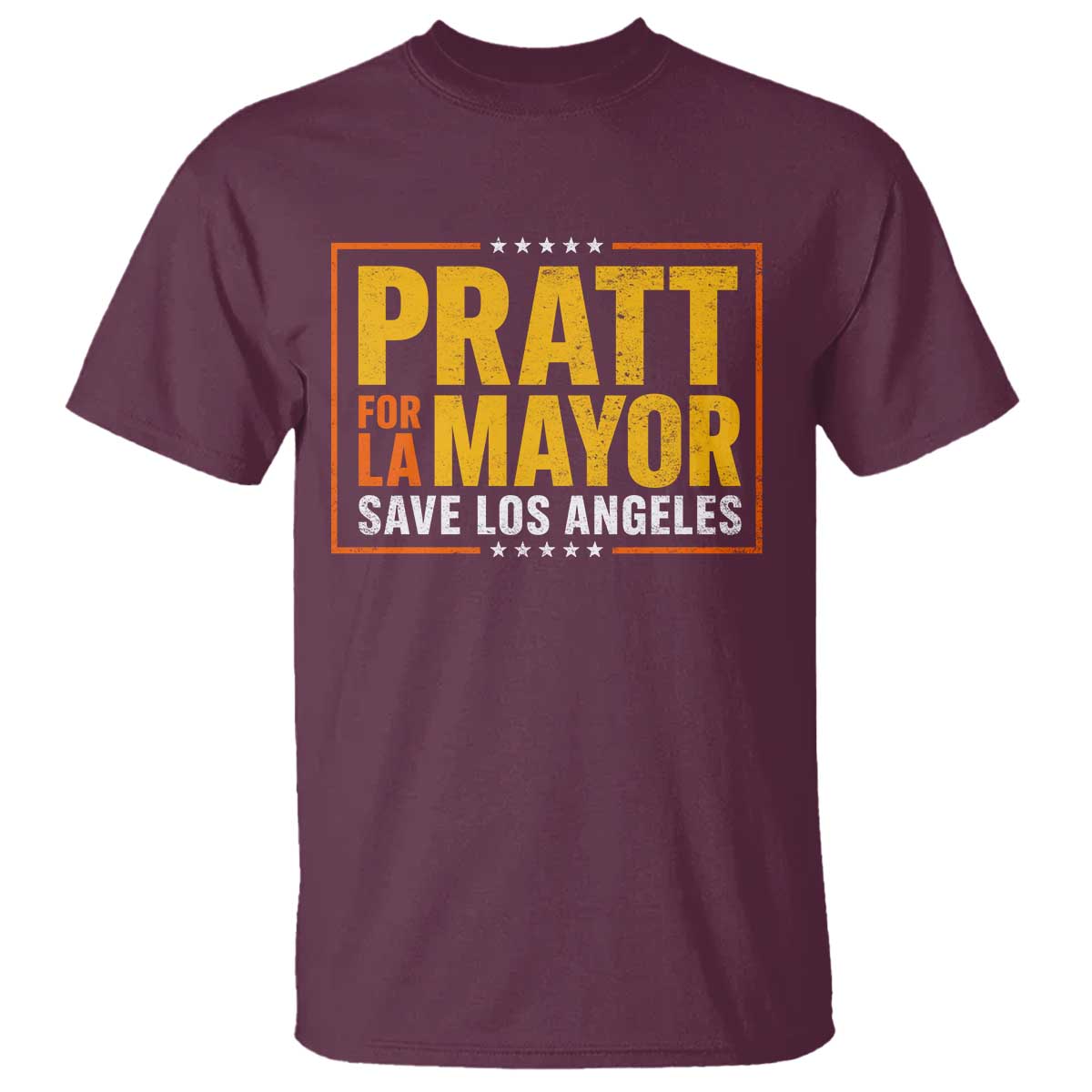 Pratt For Mayor Save Los Angeles T Shirt Spencer Supporter
