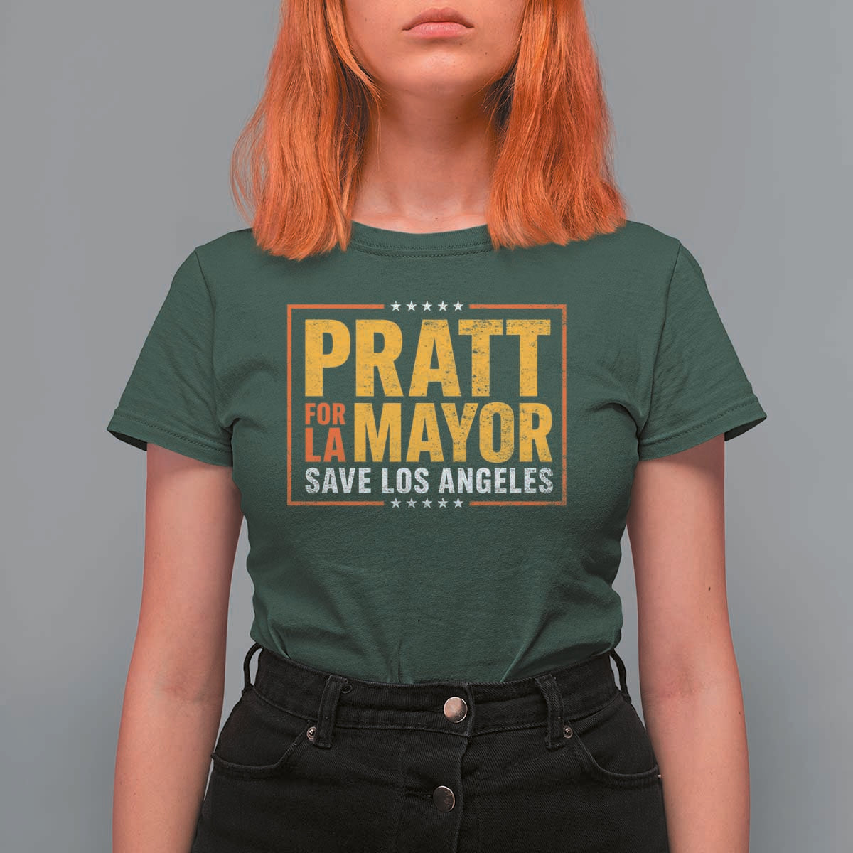 Pratt For Mayor Save Los Angeles T Shirt For Women Spencer Supporter
