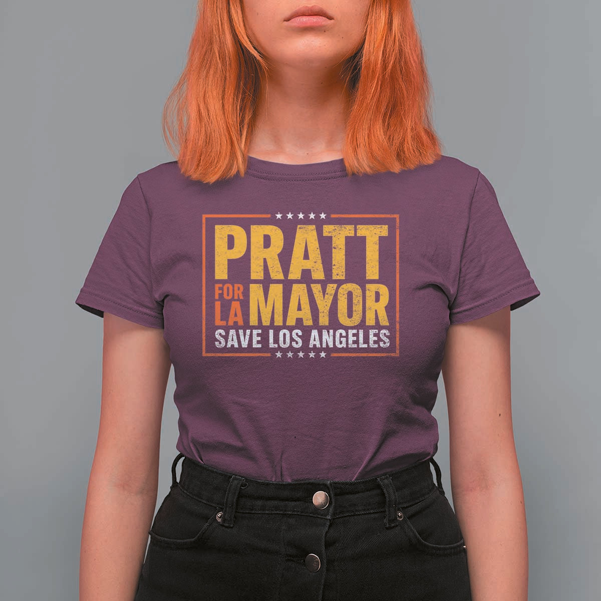 Pratt For Mayor Save Los Angeles T Shirt For Women Spencer Supporter