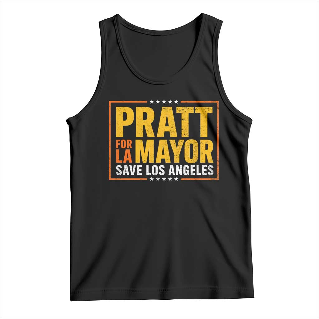 Pratt For Mayor Save Los Angeles Tank Top Spencer Supporter