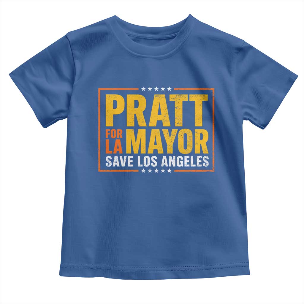 Pratt For Mayor Save Los Angeles Toddler T Shirt Spencer Supporter