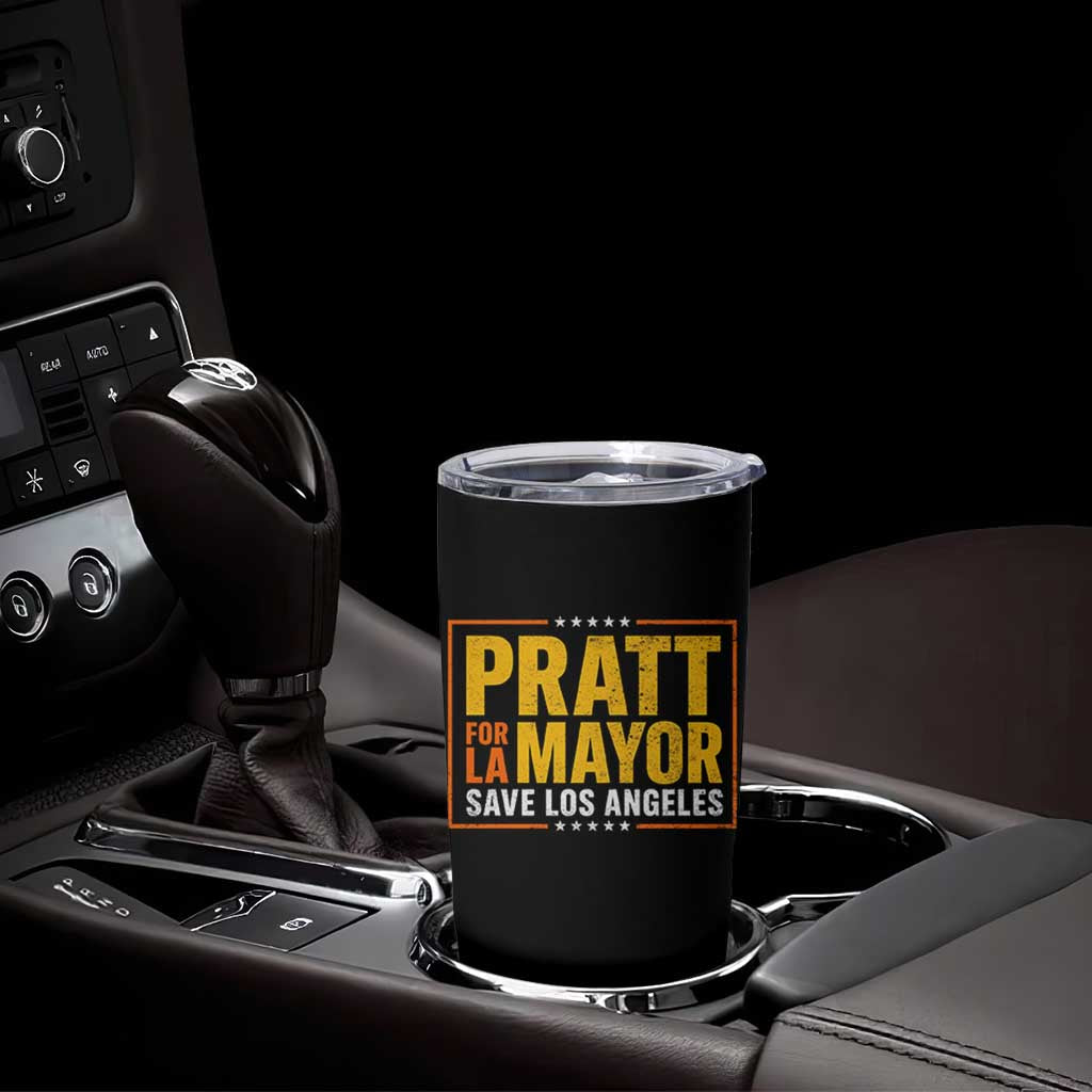 Pratt For Mayor Save Los Angeles Tumbler Cup Spencer Supporter