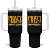 Pratt For Mayor Save Los Angeles Tumbler With Handle Spencer Supporter