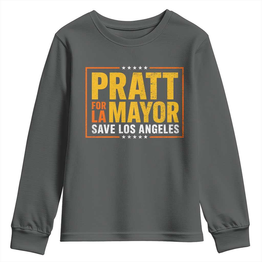 Pratt For Mayor Save Los Angeles Youth Sweatshirt Spencer Supporter