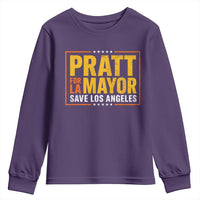Pratt For Mayor Save Los Angeles Youth Sweatshirt Spencer Supporter