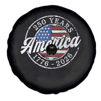 America 250 Years 1776 2026 Spare Tire Cover 250th Anniversary USA Vintage USA Flag