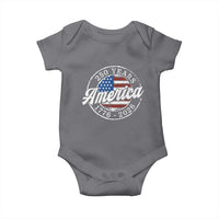 America 250 Years 1776 2026 Baby Onesie 250th Anniversary USA Vintage USA Flag