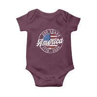 America 250 Years 1776 2026 Baby Onesie 250th Anniversary USA Vintage USA Flag