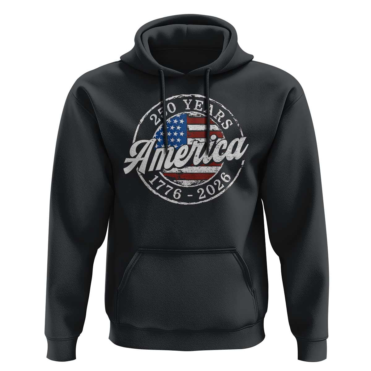 America 250 Years 1776 2026 Hoodie 250th Anniversary USA Vintage USA Flag