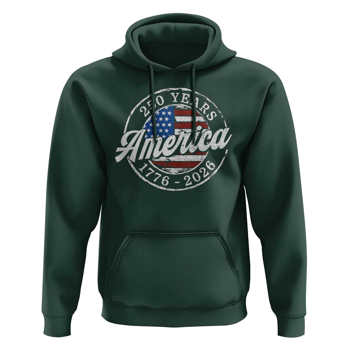 America 250 Years 1776 2026 Hoodie 250th Anniversary USA Vintage USA Flag