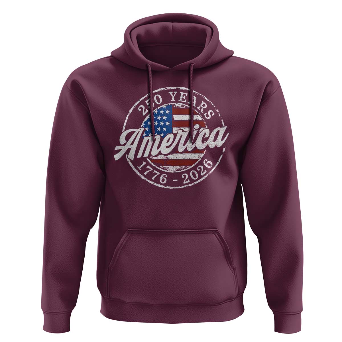 America 250 Years 1776 2026 Hoodie 250th Anniversary USA Vintage USA Flag