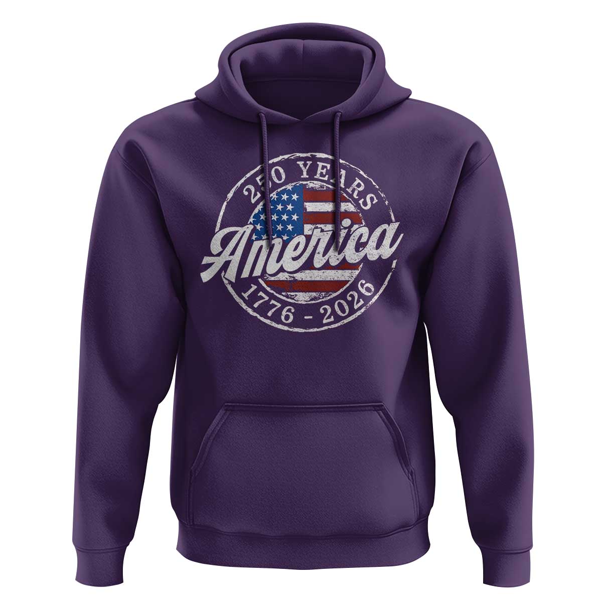 America 250 Years 1776 2026 Hoodie 250th Anniversary USA Vintage USA Flag