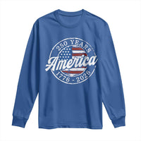 America 250 Years 1776 2026 Long Sleeve Shirt 250th Anniversary USA Vintage USA Flag