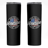America 250 Years 1776 2026 Skinny Tumbler 250th Anniversary USA Vintage USA Flag