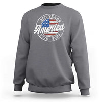 America 250 Years 1776 2026 Sweatshirt 250th Anniversary USA Vintage USA Flag