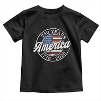 America 250 Years 1776 2026 Toddler T Shirt 250th Anniversary USA Vintage USA Flag