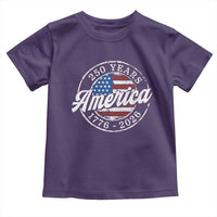 America 250 Years 1776 2026 Toddler T Shirt 250th Anniversary USA Vintage USA Flag
