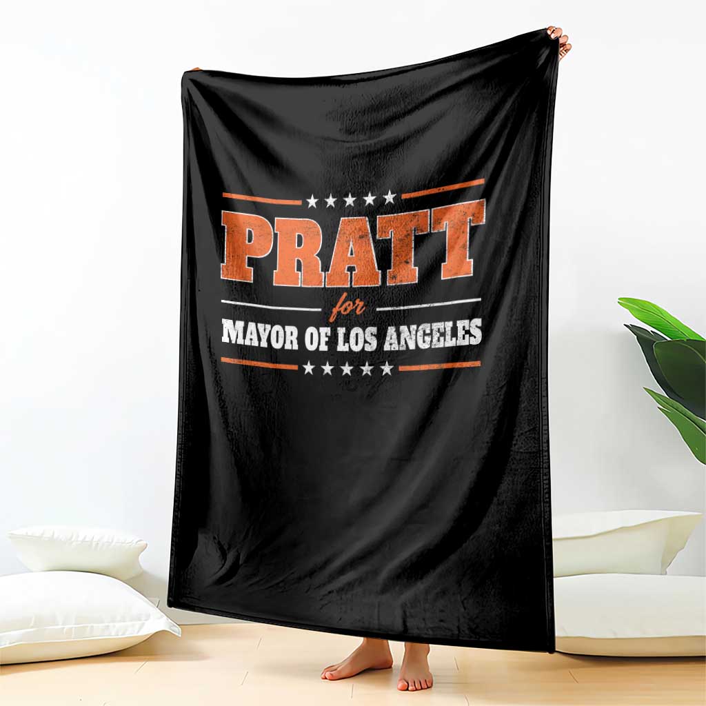 Pratt For Mayor Of Los Angeles Throw Blanket LA Mayoral Election US Political