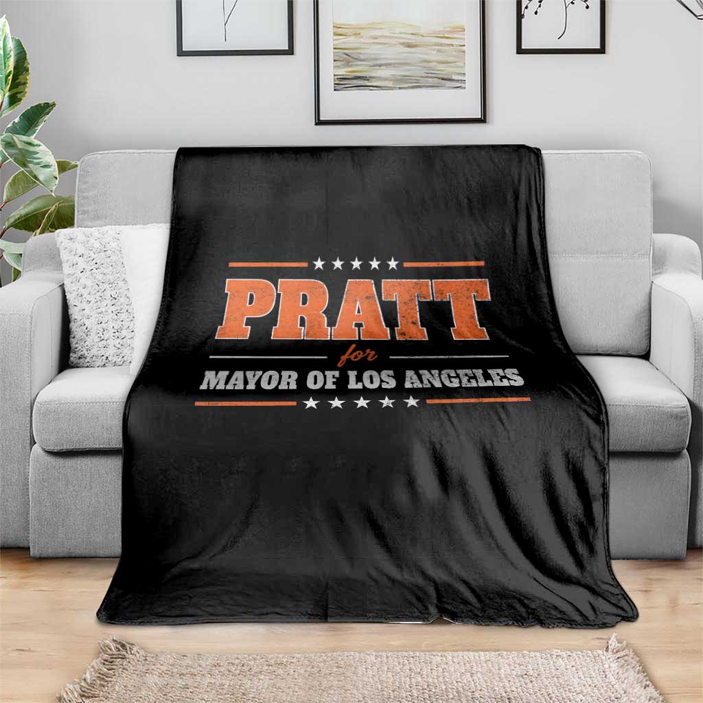 Pratt For Mayor Of Los Angeles Throw Blanket LA Mayoral Election US Political
