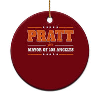 Pratt For Mayor Of Los Angeles Ceramic Ornament LA Mayoral Election US Political