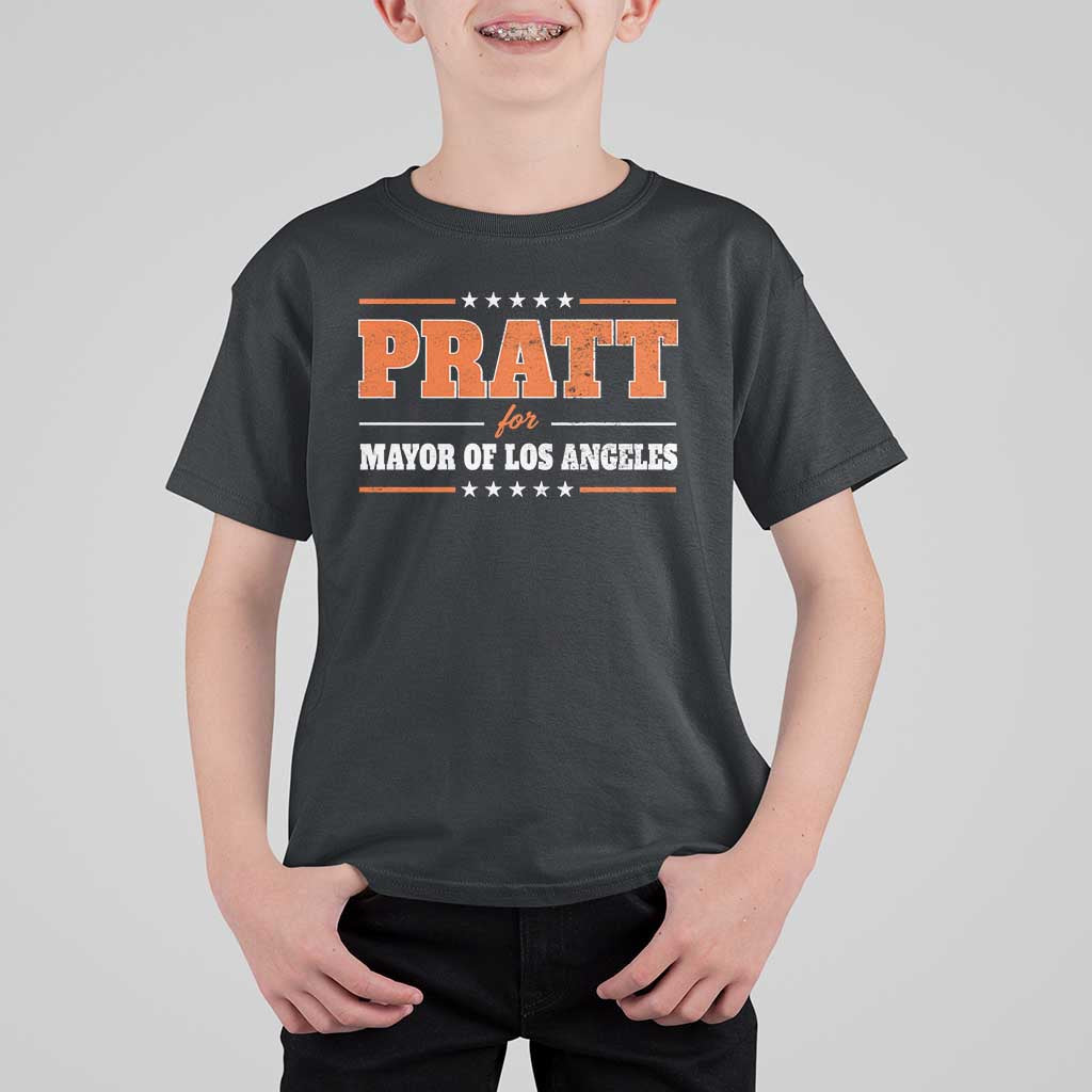 Pratt For Mayor Of Los Angeles T Shirt For Kid LA Mayoral Election US Political