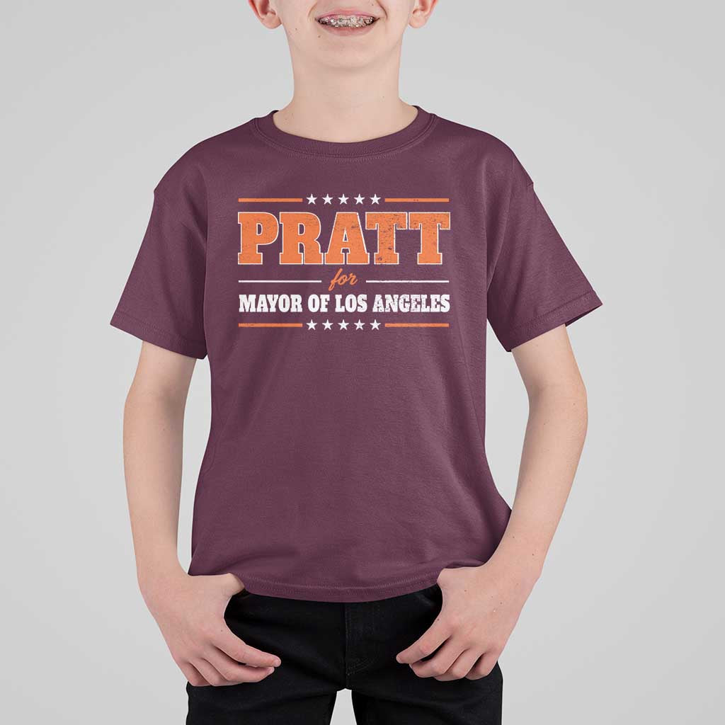 Pratt For Mayor Of Los Angeles T Shirt For Kid LA Mayoral Election US Political