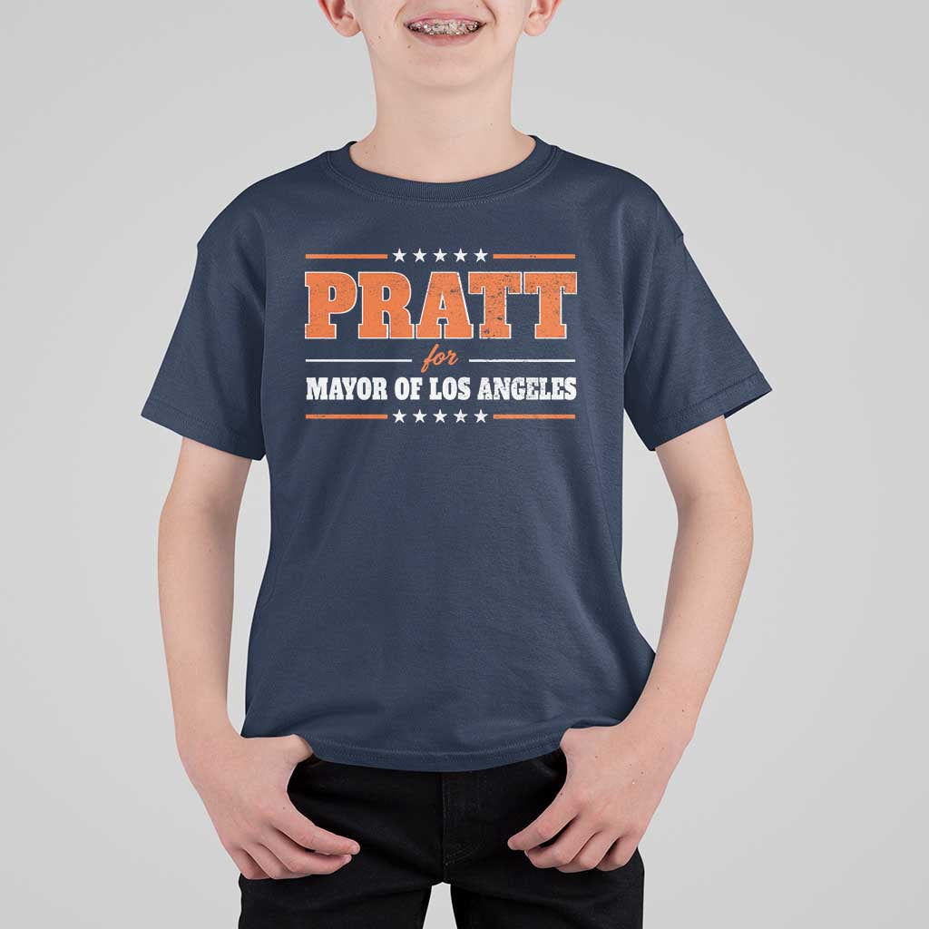 Pratt For Mayor Of Los Angeles T Shirt For Kid LA Mayoral Election US Political