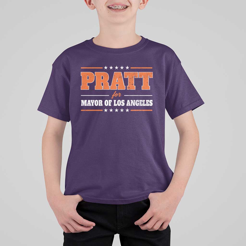 Pratt For Mayor Of Los Angeles T Shirt For Kid LA Mayoral Election US Political