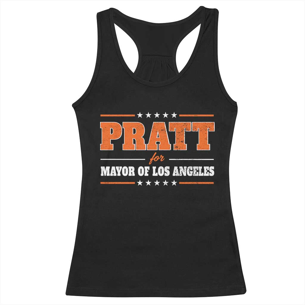 Pratt For Mayor Of Los Angeles Racerback Tank Top LA Mayoral Election US Political