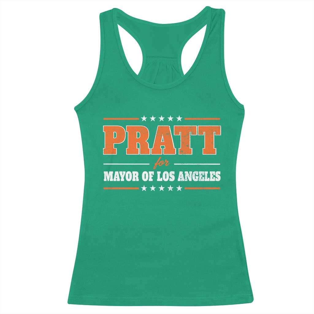 Pratt For Mayor Of Los Angeles Racerback Tank Top LA Mayoral Election US Political