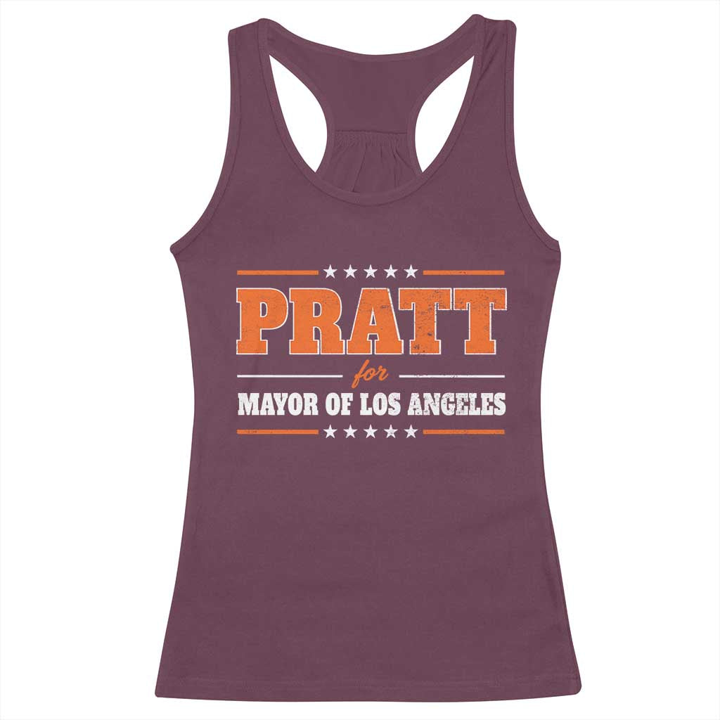 Pratt For Mayor Of Los Angeles Racerback Tank Top LA Mayoral Election US Political