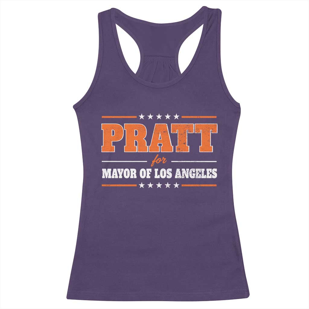 Pratt For Mayor Of Los Angeles Racerback Tank Top LA Mayoral Election US Political