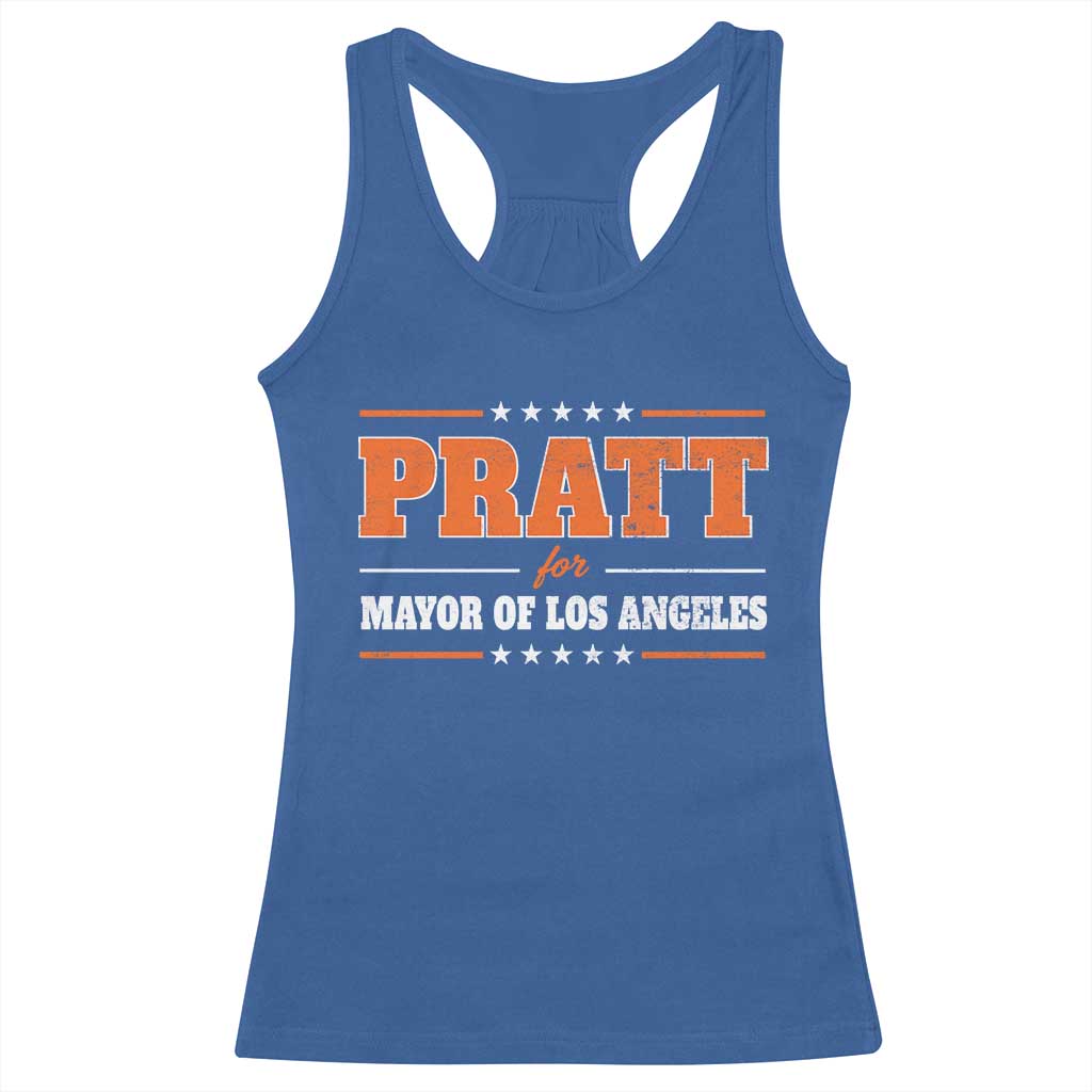 Pratt For Mayor Of Los Angeles Racerback Tank Top LA Mayoral Election US Political