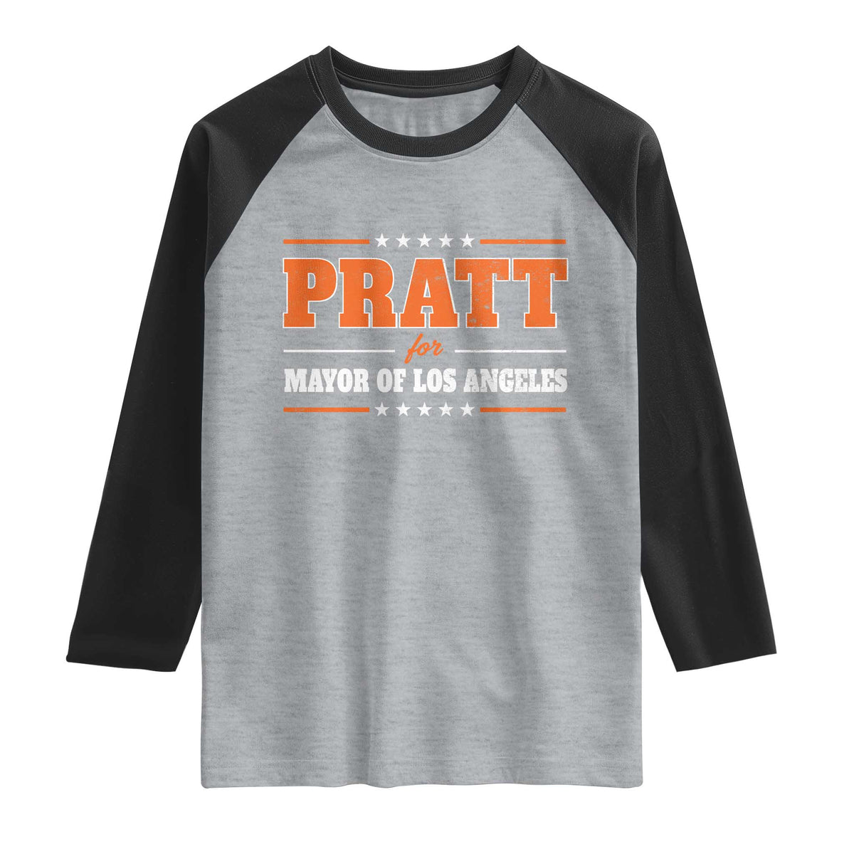 Pratt For Mayor Of Los Angeles Raglan Shirt LA Mayoral Election US Political