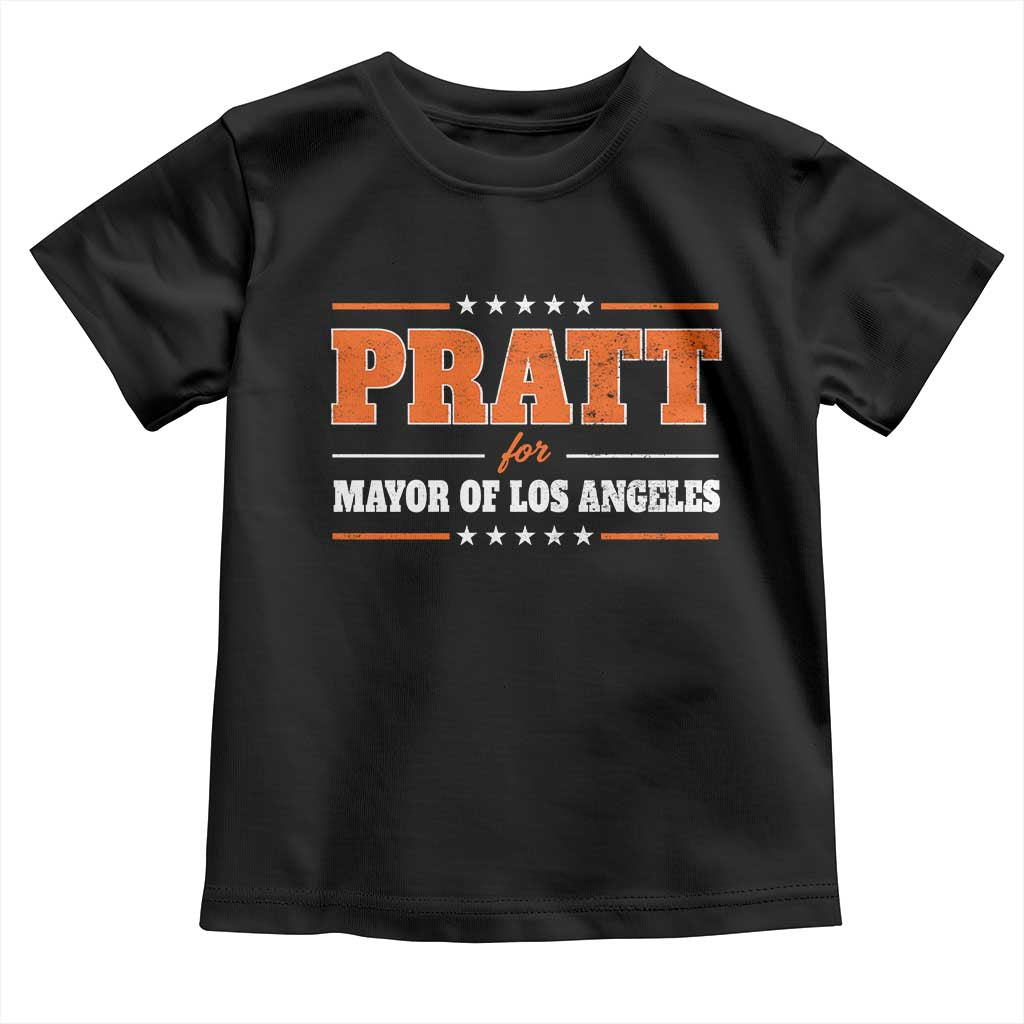 Pratt For Mayor Of Los Angeles Toddler T Shirt LA Mayoral Election US Political