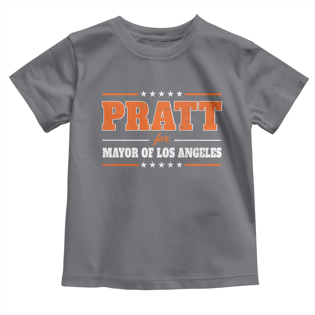 Pratt For Mayor Of Los Angeles Toddler T Shirt LA Mayoral Election US Political