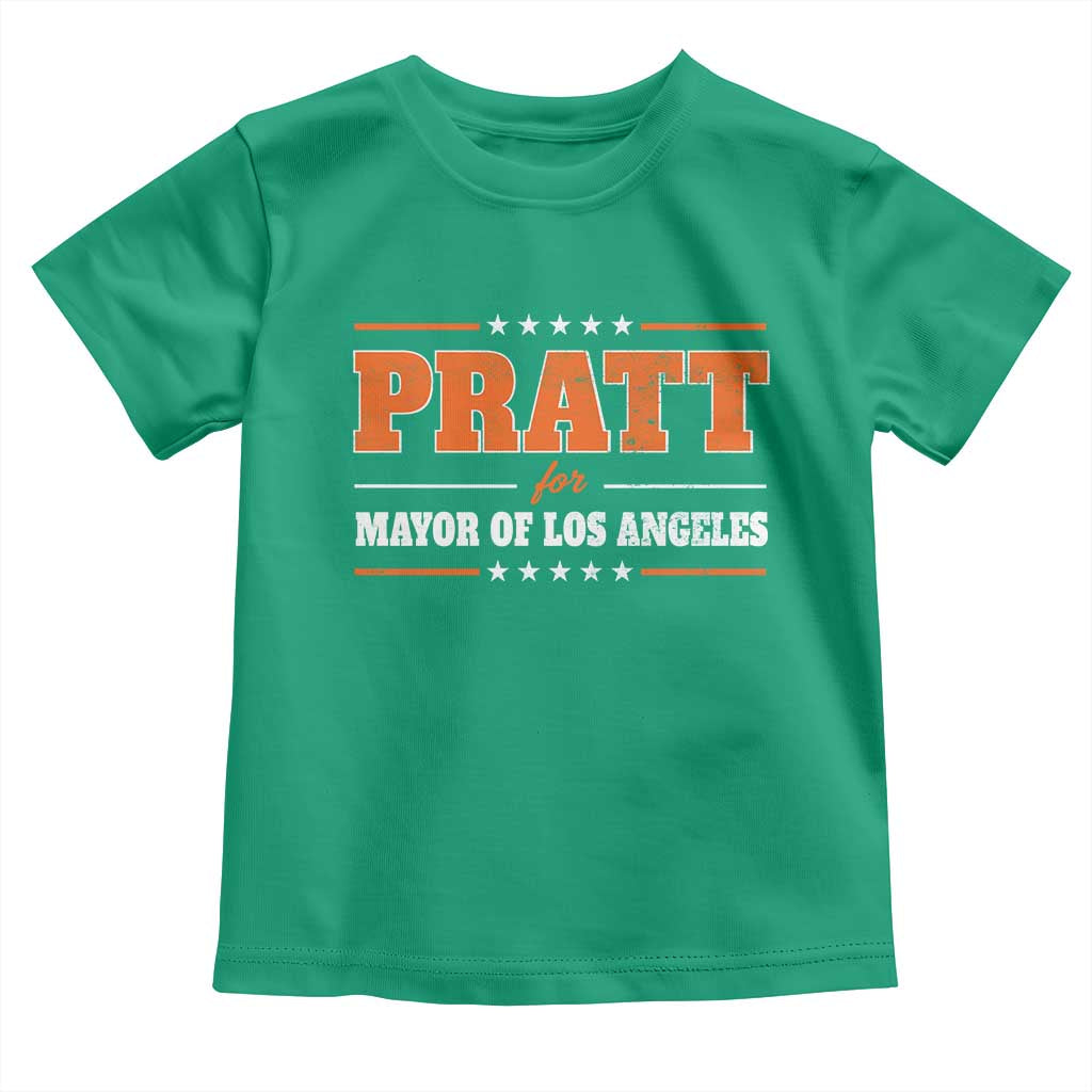 Pratt For Mayor Of Los Angeles Toddler T Shirt LA Mayoral Election US Political