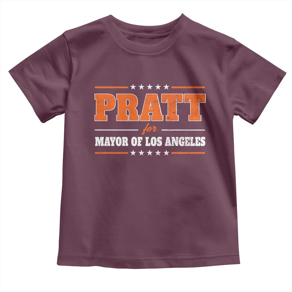Pratt For Mayor Of Los Angeles Toddler T Shirt LA Mayoral Election US Political