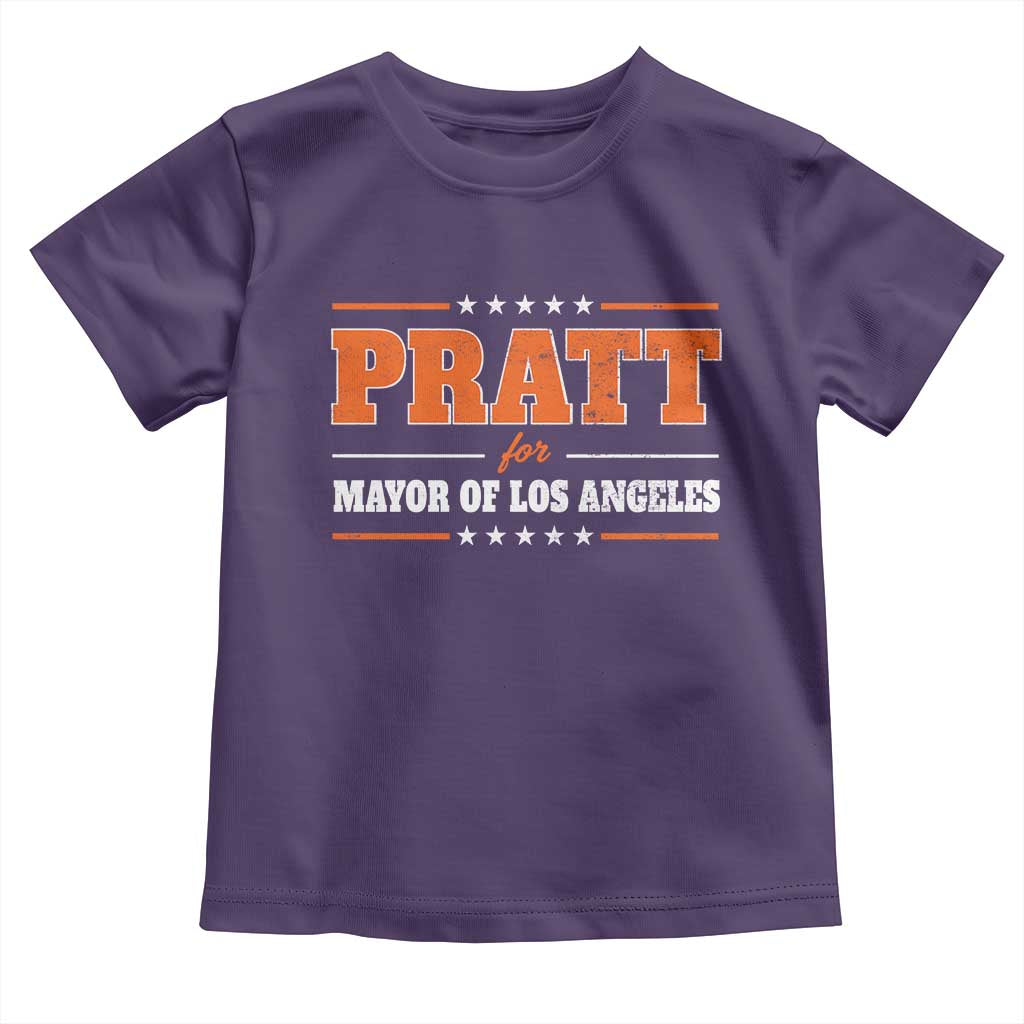 Pratt For Mayor Of Los Angeles Toddler T Shirt LA Mayoral Election US Political